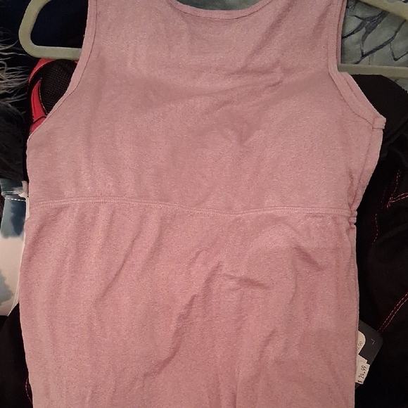 Michael Stars Light Pink V-Neck Tank Top - Picture 2 of 2